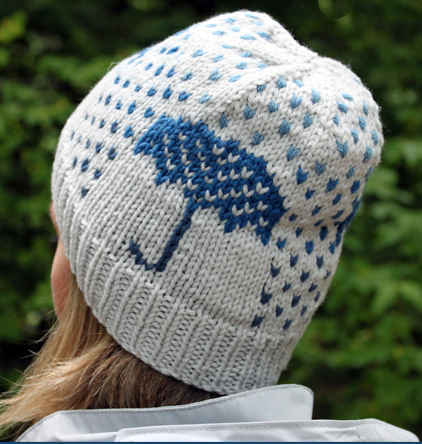 Free Knitting Pattern for Rain, Rain, Go Away Hat in 3 Sizes